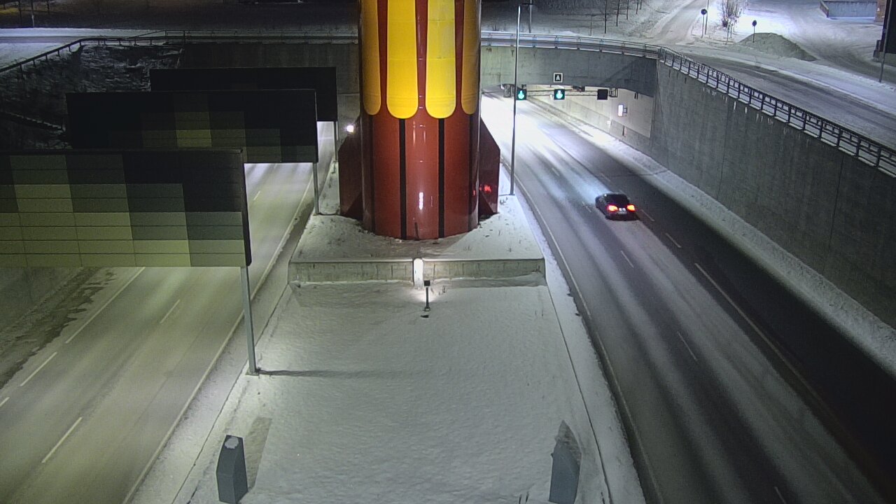 Kelikamerat Kuva Tie 12 Tampere, Rantatunnelin puomi, länsi, Tampere, Pirkanmaa