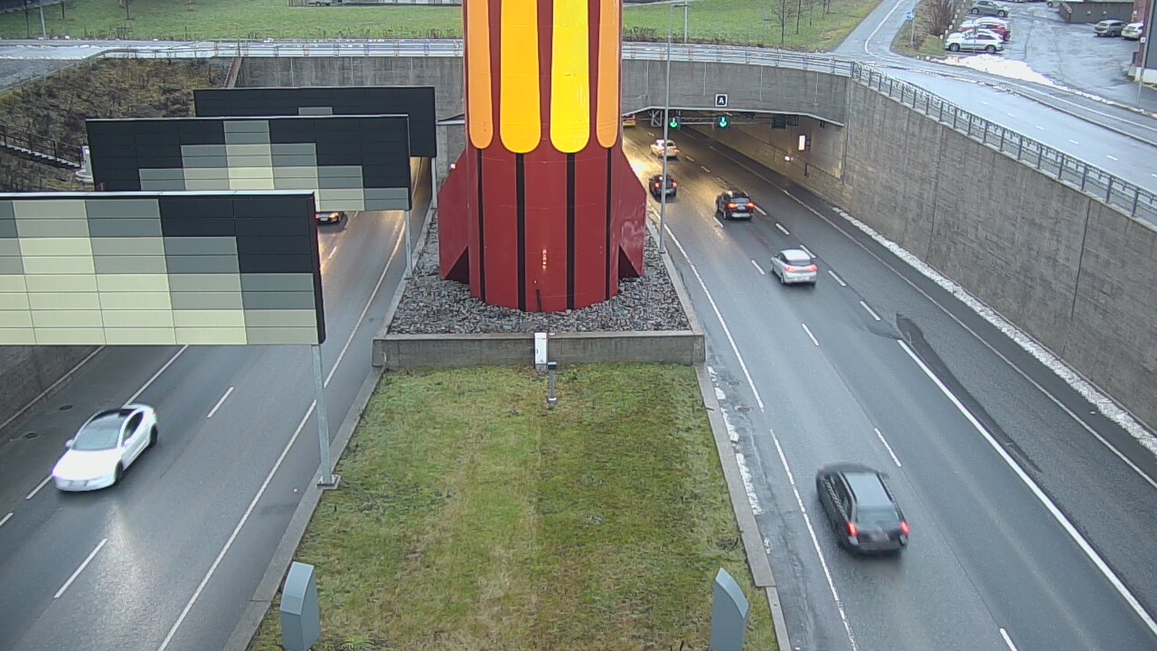 Weather Camera Image Road 12 Tampere, Rantatunneli boom west, Tampere, Pirkanmaa