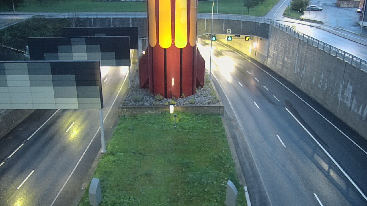 Kelikamerat Kuva Tie 12 Tampere, Rantatunnelin puomi, länsi, Tampere, Pirkanmaa