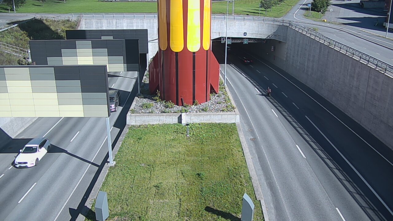 Kelikamerat Kuva Tie 12 Tampere, Rantatunnelin puomi, länsi, Tampere, Pirkanmaa