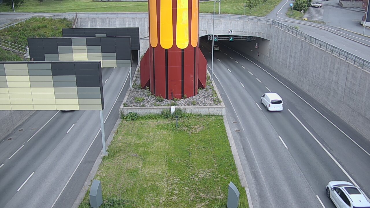 Kelikamerat Kuva Tie 12 Tampere, Rantatunnelin puomi, länsi, Tampere, Pirkanmaa