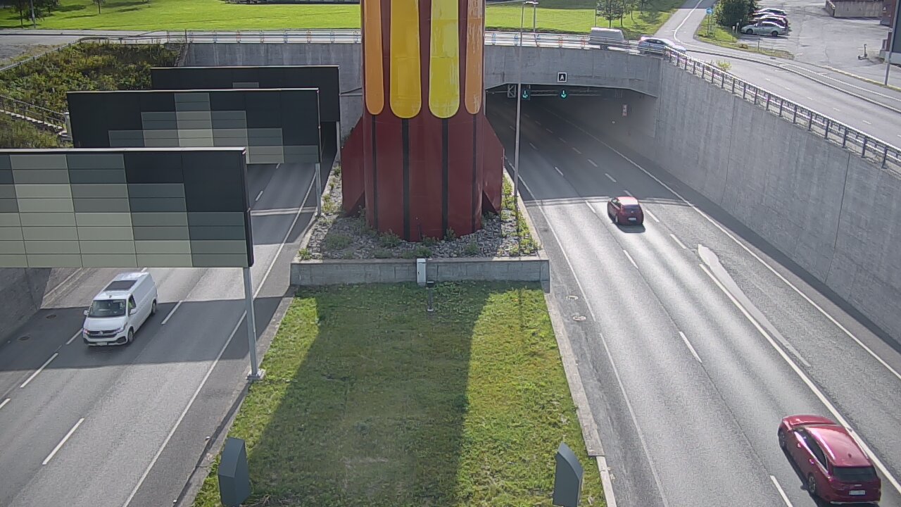 Kelikamerat Kuva Tie 12 Tampere, Rantatunnelin puomi, länsi, Tampere, Pirkanmaa