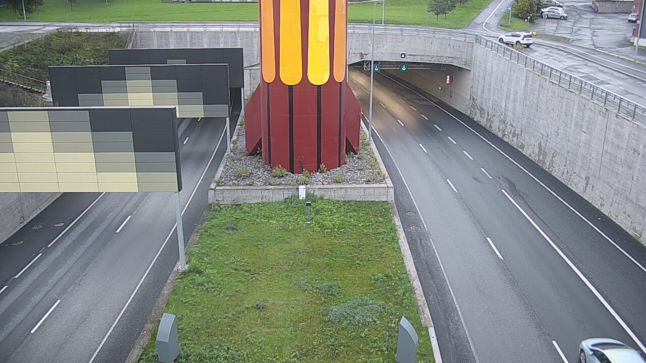 Kelikamerat Kuva Tie 12 Tampere, Rantatunnelin puomi, länsi, Tampere, Pirkanmaa
