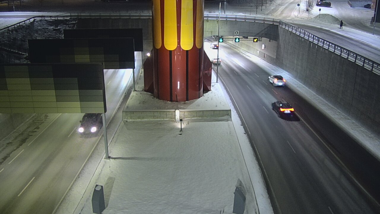 Kelikamerat Kuva Tie 12 Tampere, Rantatunnelin puomi, länsi, Tampere, Pirkanmaa