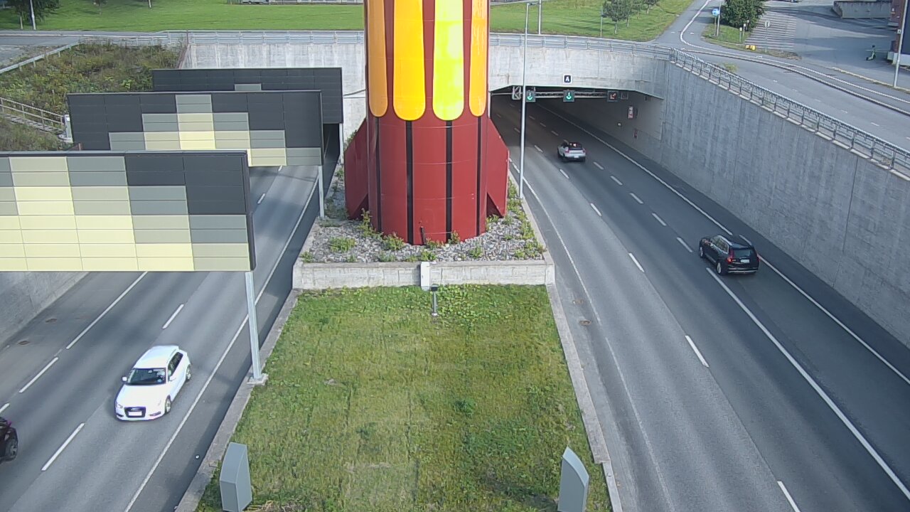Kelikamerat Kuva Tie 12 Tampere, Rantatunnelin puomi, länsi, Tampere, Pirkanmaa