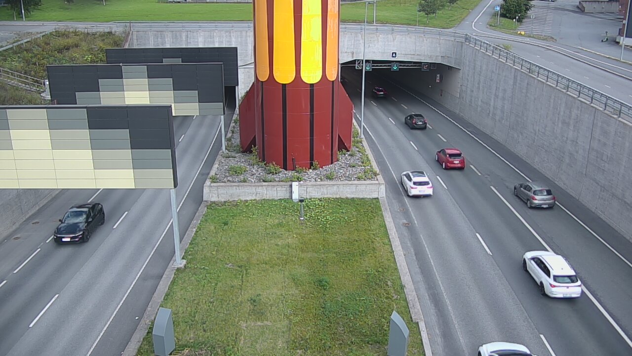 Kelikamerat Kuva Tie 12 Tampere, Rantatunnelin puomi, länsi, Tampere, Pirkanmaa