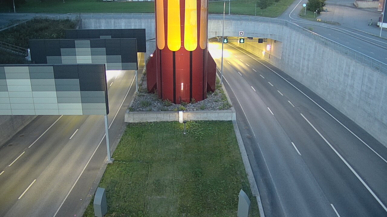 Kelikamerat Kuva Tie 12 Tampere, Rantatunnelin puomi, länsi, Tampere, Pirkanmaa