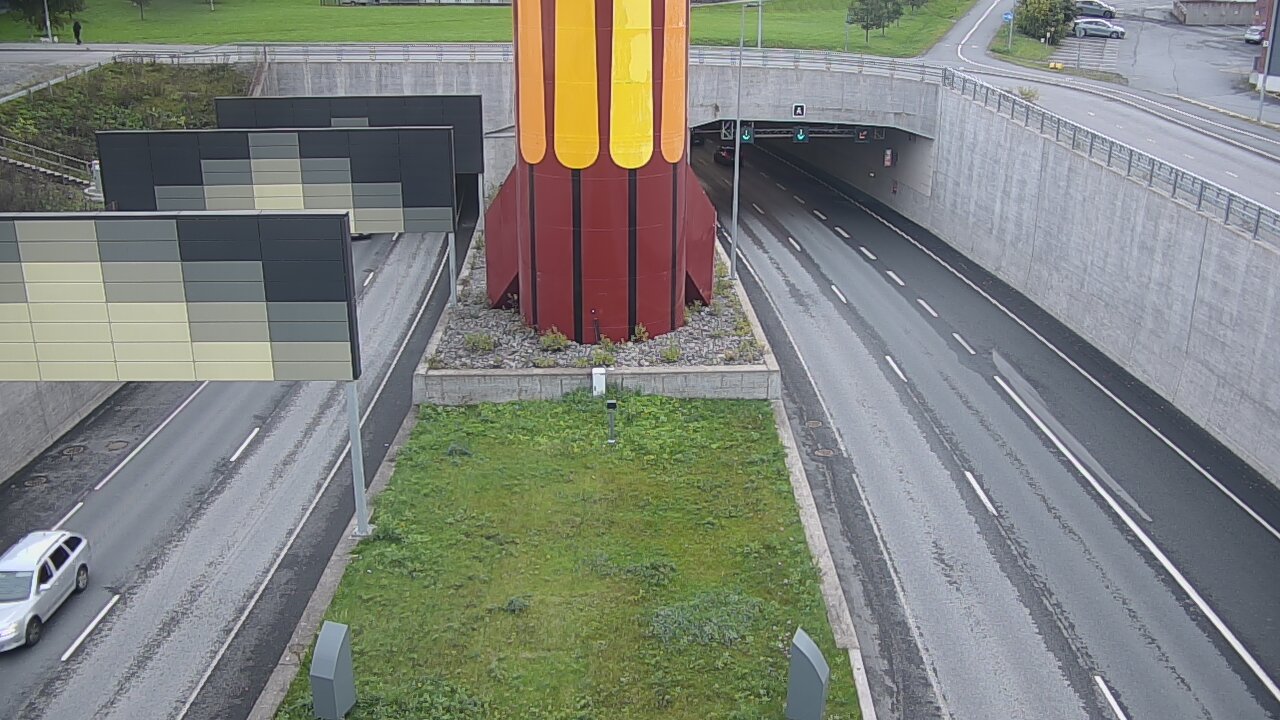 Kelikamerat Kuva Tie 12 Tampere, Rantatunnelin puomi, länsi, Tampere, Pirkanmaa