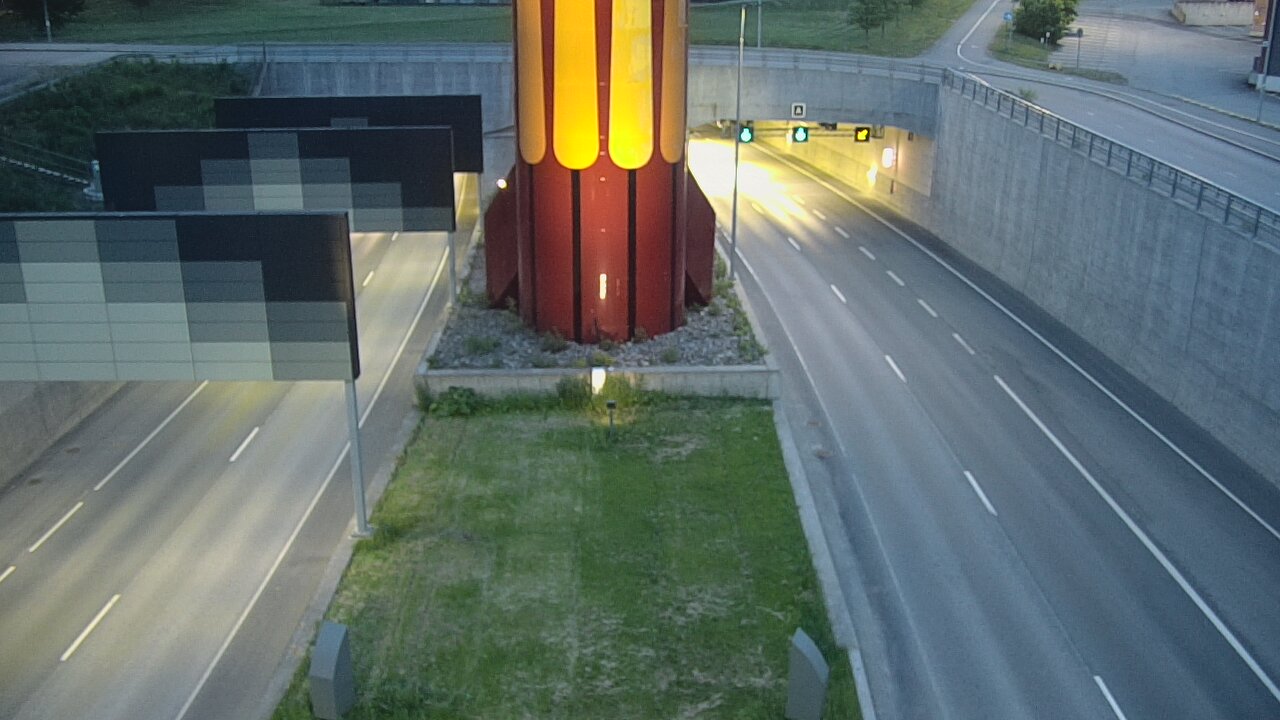 Kelikamerat Kuva Tie 12 Tampere, Rantatunnelin puomi, länsi, Tampere, Pirkanmaa
