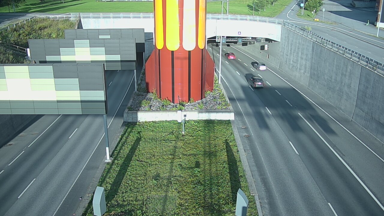 Kelikamerat Kuva Tie 12 Tampere, Rantatunnelin puomi, länsi, Tampere, Pirkanmaa