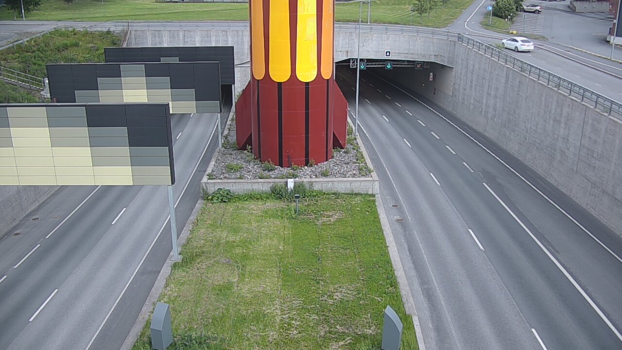 Kelikamerat Kuva Tie 12 Tampere, Rantatunnelin puomi, länsi, Tampere, Pirkanmaa