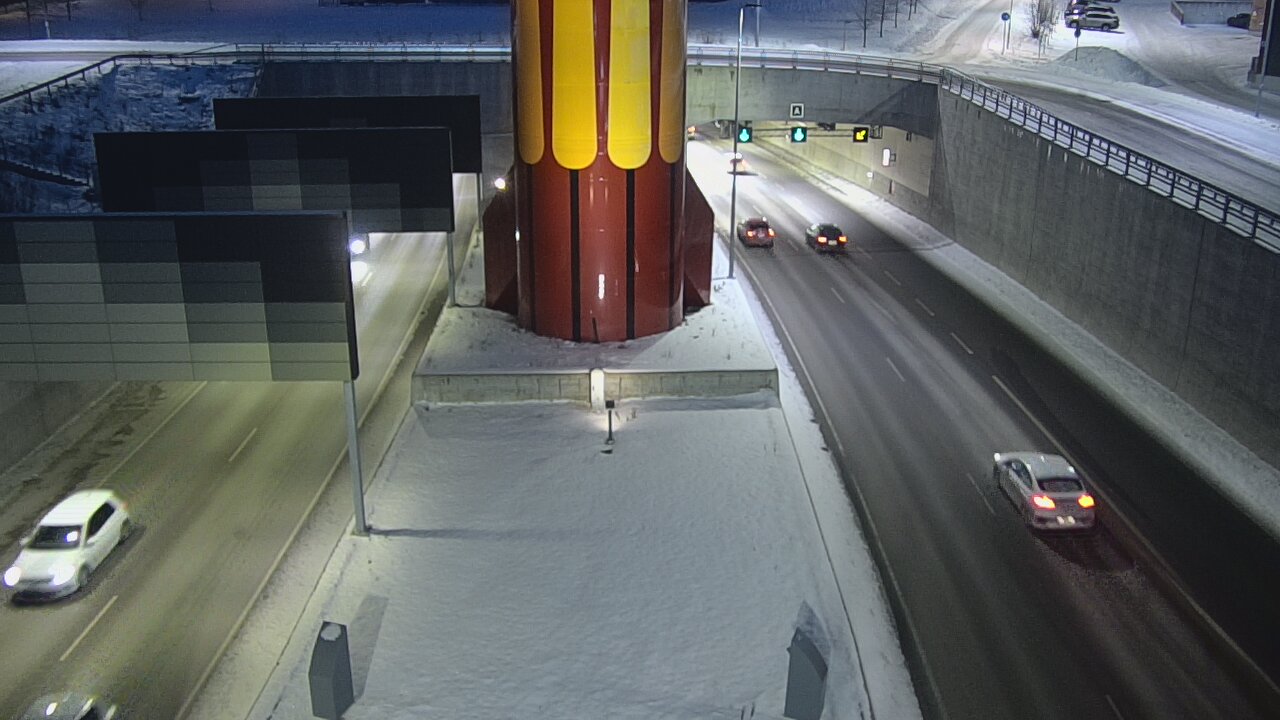 Kelikamerat Kuva Tie 12 Tampere, Rantatunnelin puomi, länsi, Tampere, Pirkanmaa