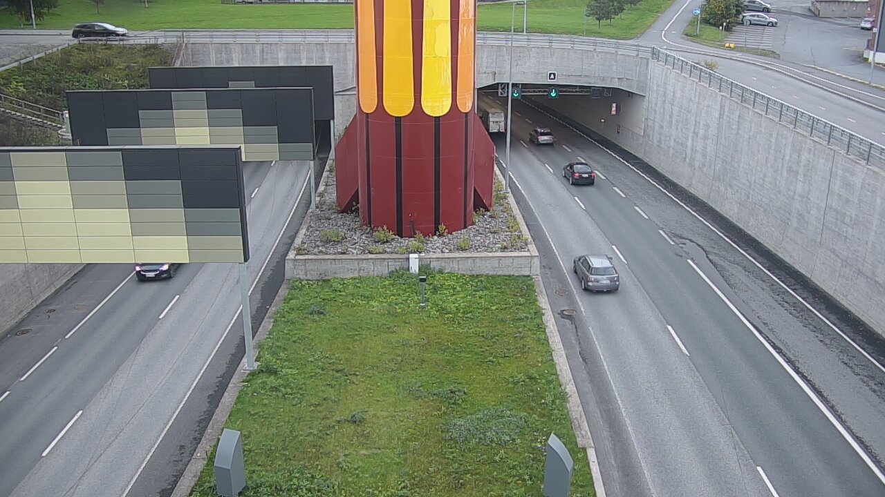 Kelikamerat Kuva Tie 12 Tampere, Rantatunnelin puomi, länsi, Tampere, Pirkanmaa