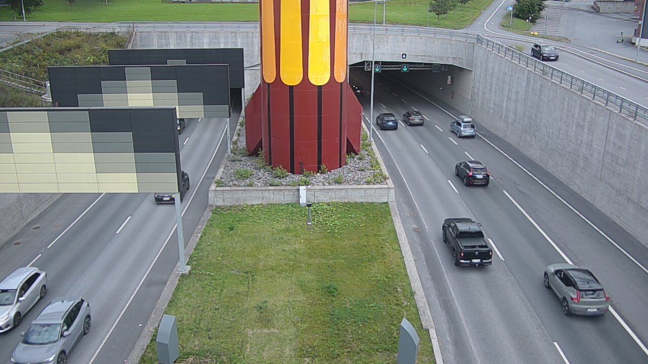 Kelikamerat Kuva Tie 12 Tampere, Rantatunnelin puomi, länsi, Tampere, Pirkanmaa