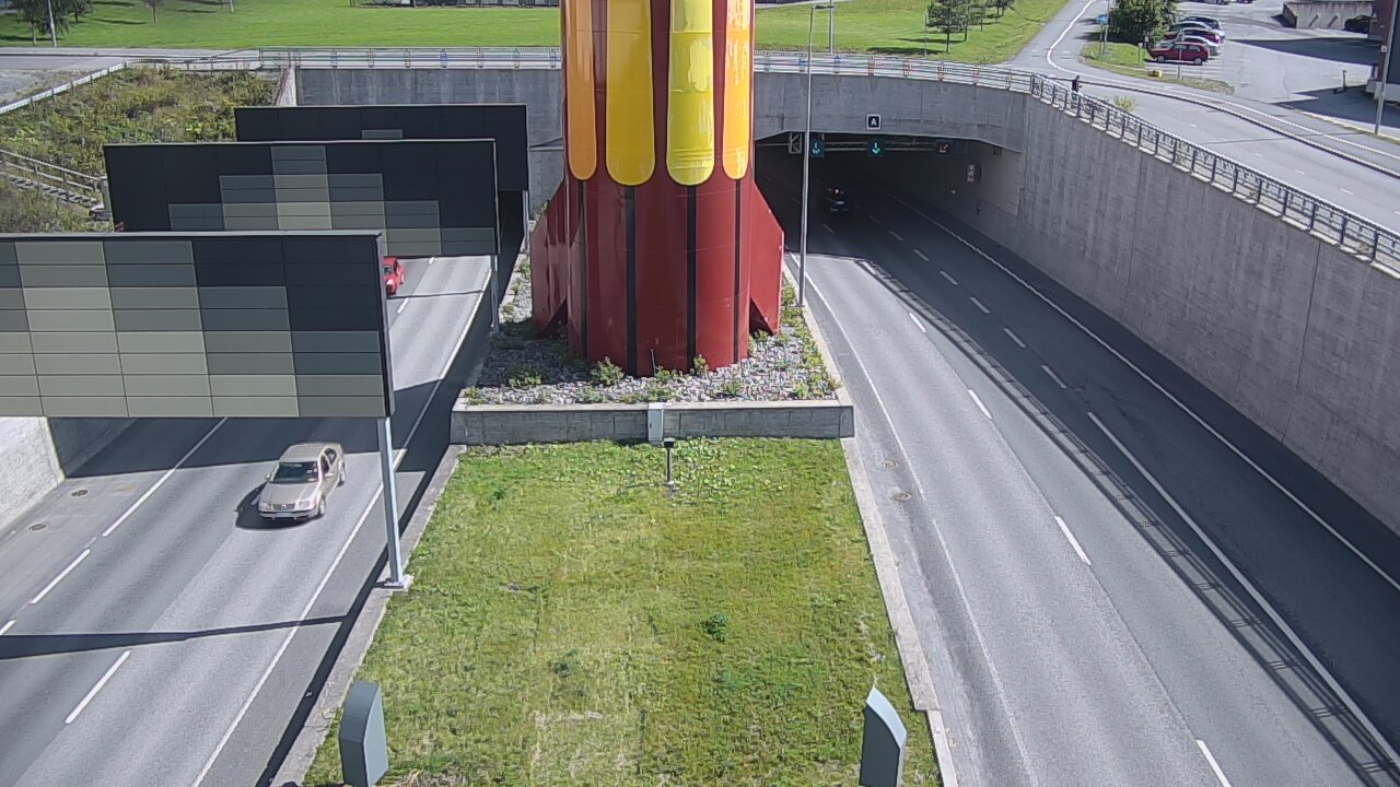 Kelikamerat Kuva Tie 12 Tampere, Rantatunnelin puomi, länsi, Tampere, Pirkanmaa