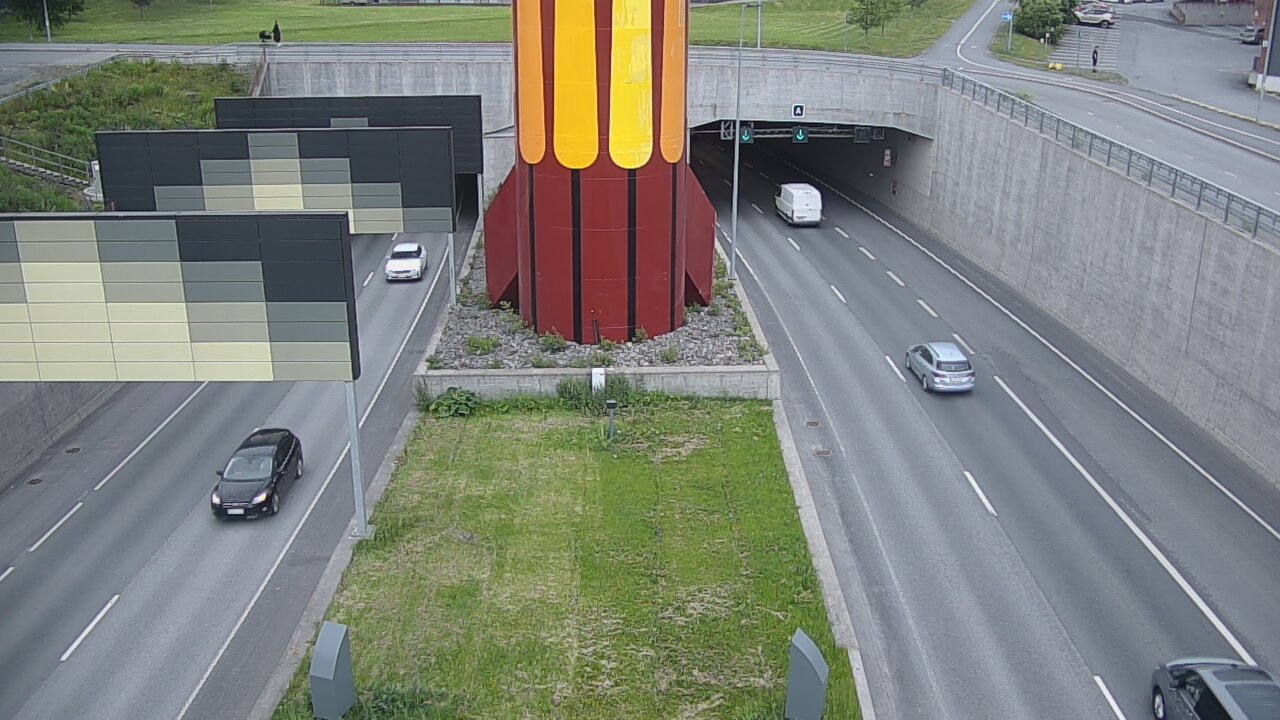 Kelikamerat Kuva Tie 12 Tampere, Rantatunnelin puomi, länsi, Tampere, Pirkanmaa