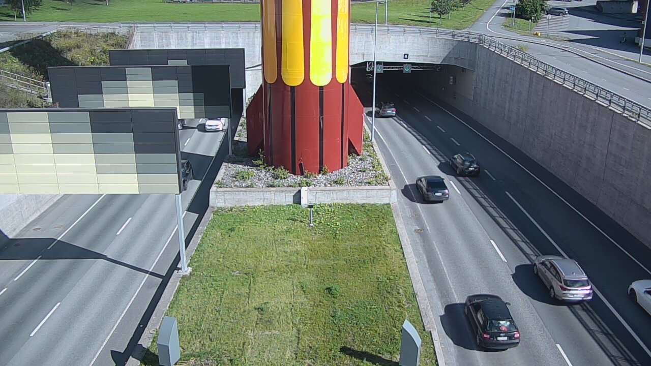 Kelikamerat Kuva Tie 12 Tampere, Rantatunnelin puomi, länsi, Tampere, Pirkanmaa