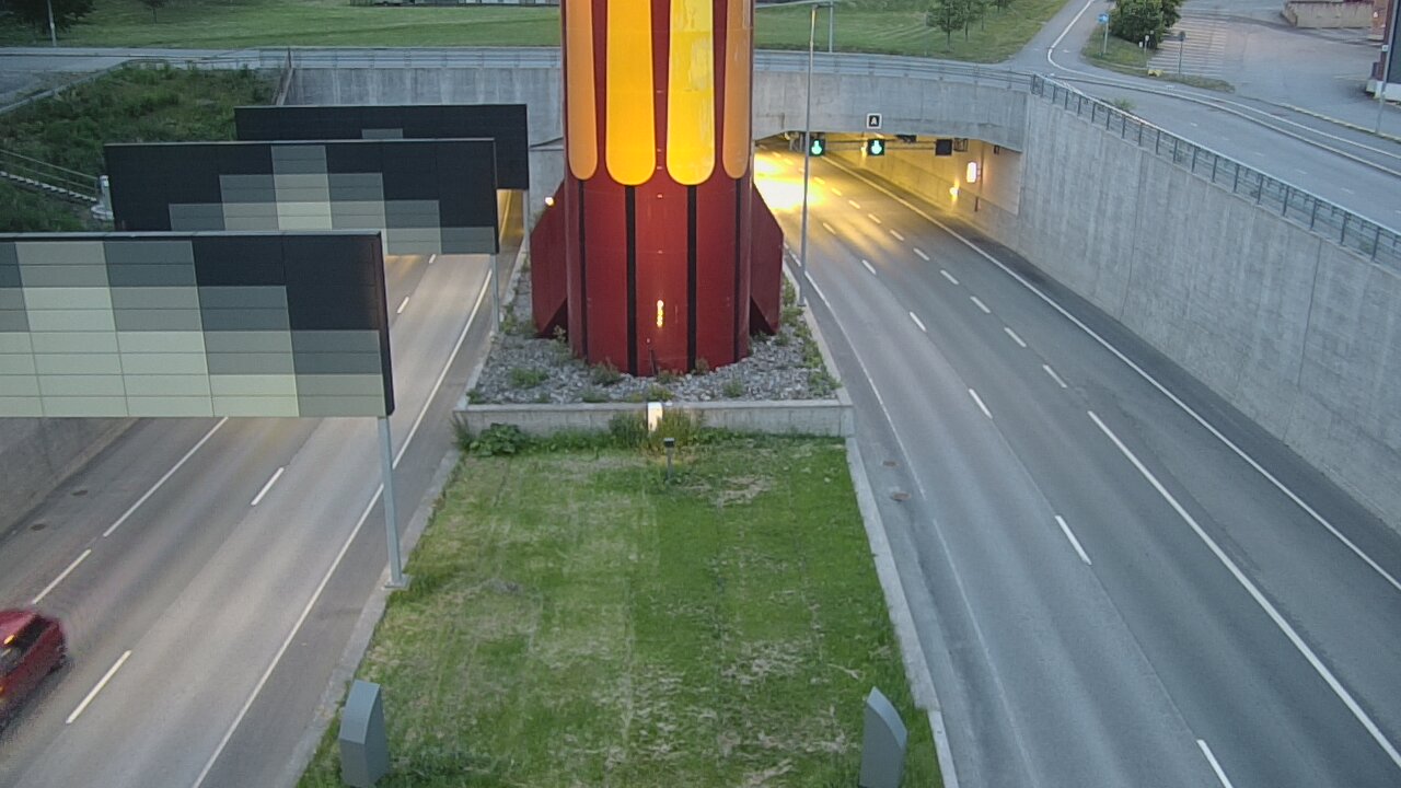 Kelikamerat Kuva Tie 12 Tampere, Rantatunnelin puomi, länsi, Tampere, Pirkanmaa