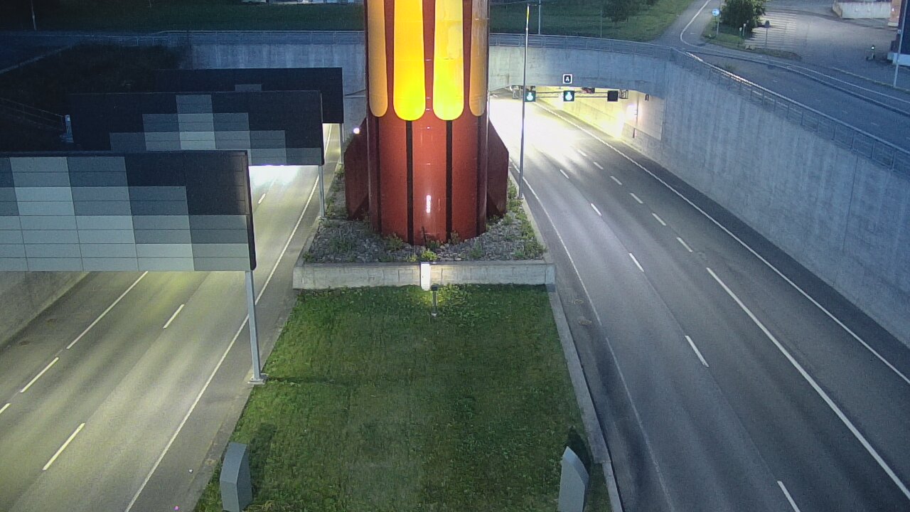 Kelikamerat Kuva Tie 12 Tampere, Rantatunnelin puomi, länsi, Tampere, Pirkanmaa