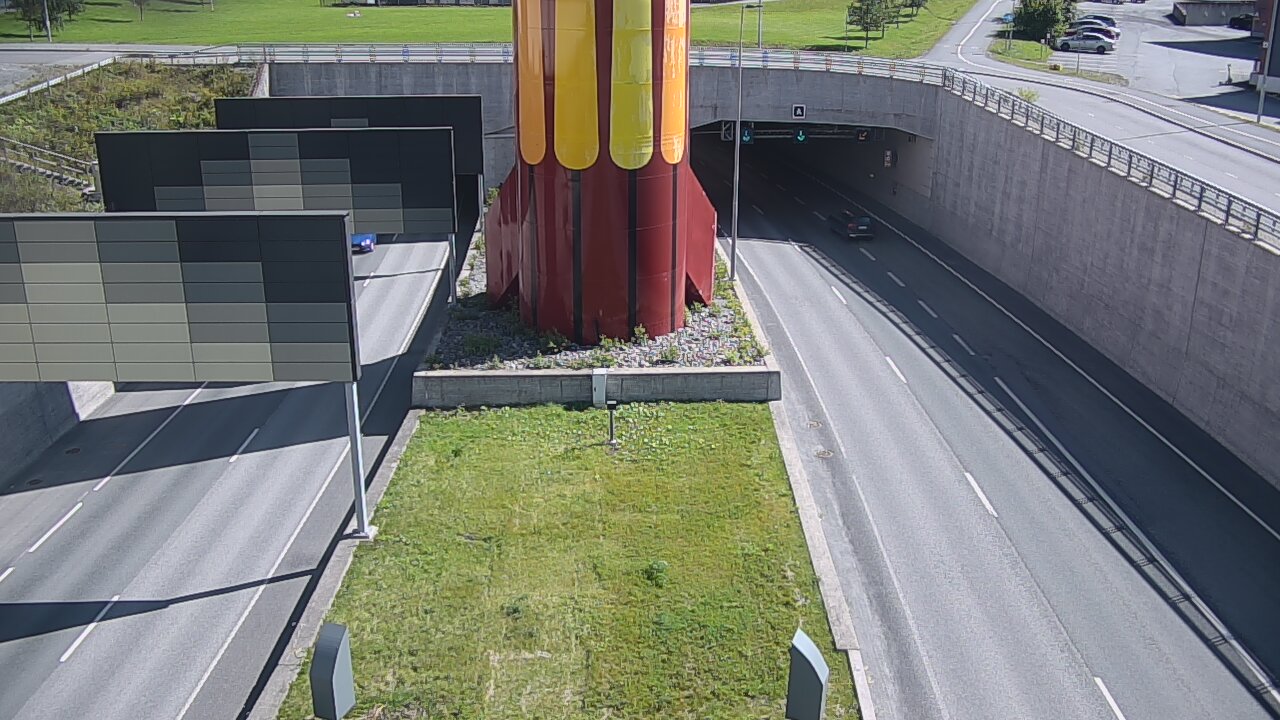 Kelikamerat Kuva Tie 12 Tampere, Rantatunnelin puomi, länsi, Tampere, Pirkanmaa