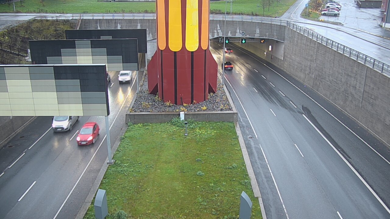 Kelikamerat Kuva Tie 12 Tampere, Rantatunnelin puomi, länsi, Tampere, Pirkanmaa