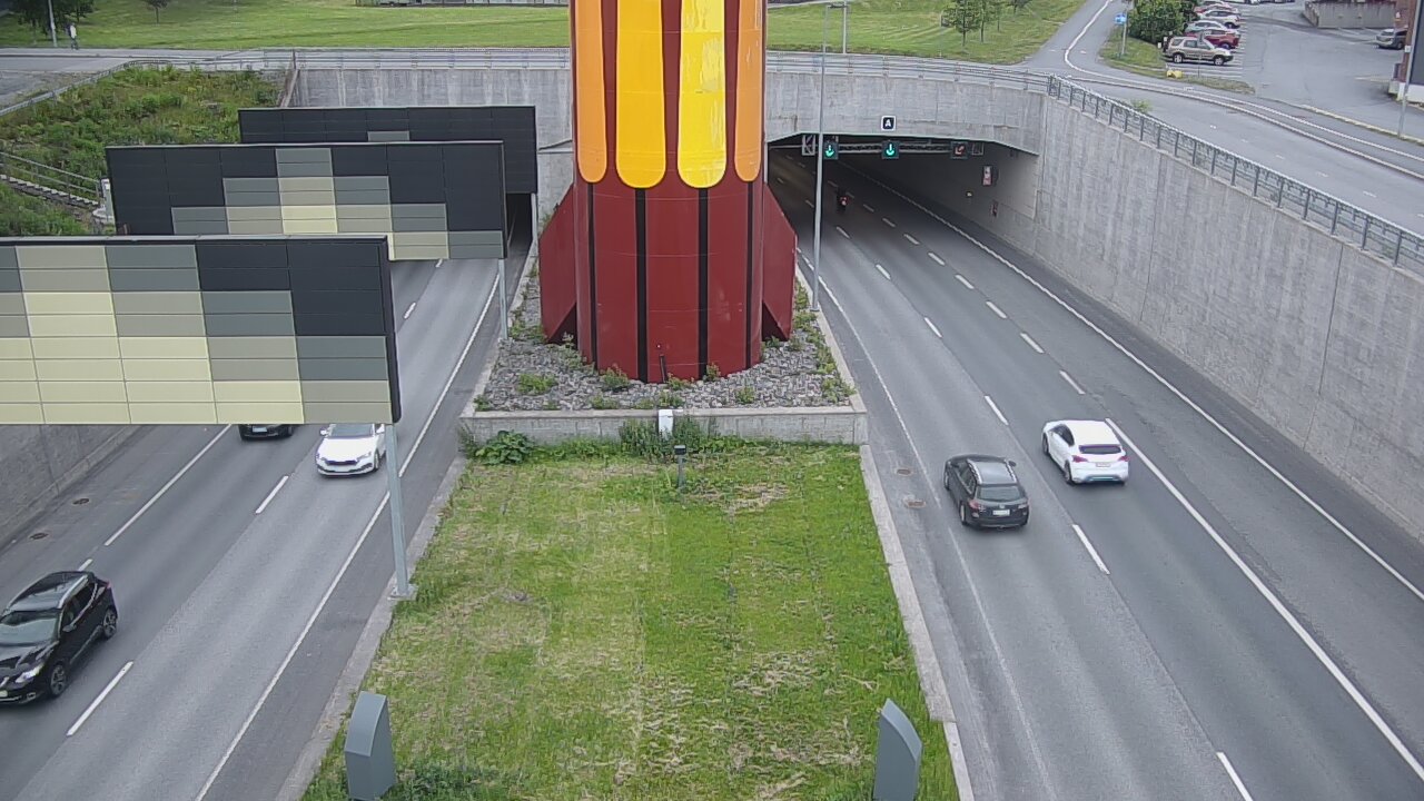Kelikamerat Kuva Tie 12 Tampere, Rantatunnelin puomi, länsi, Tampere, Pirkanmaa