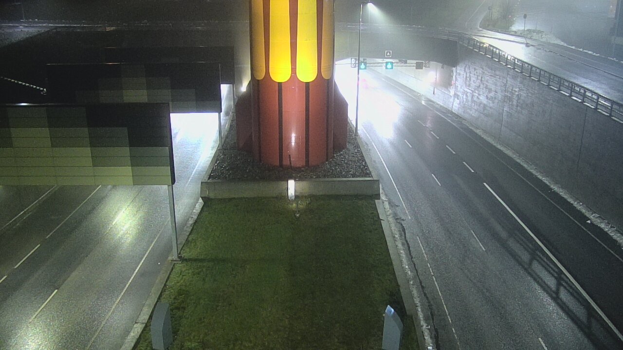 Weather Camera Image Väg 12 Tammerfors, Rantatunneli bom väst, Tampere, Pirkanmaa