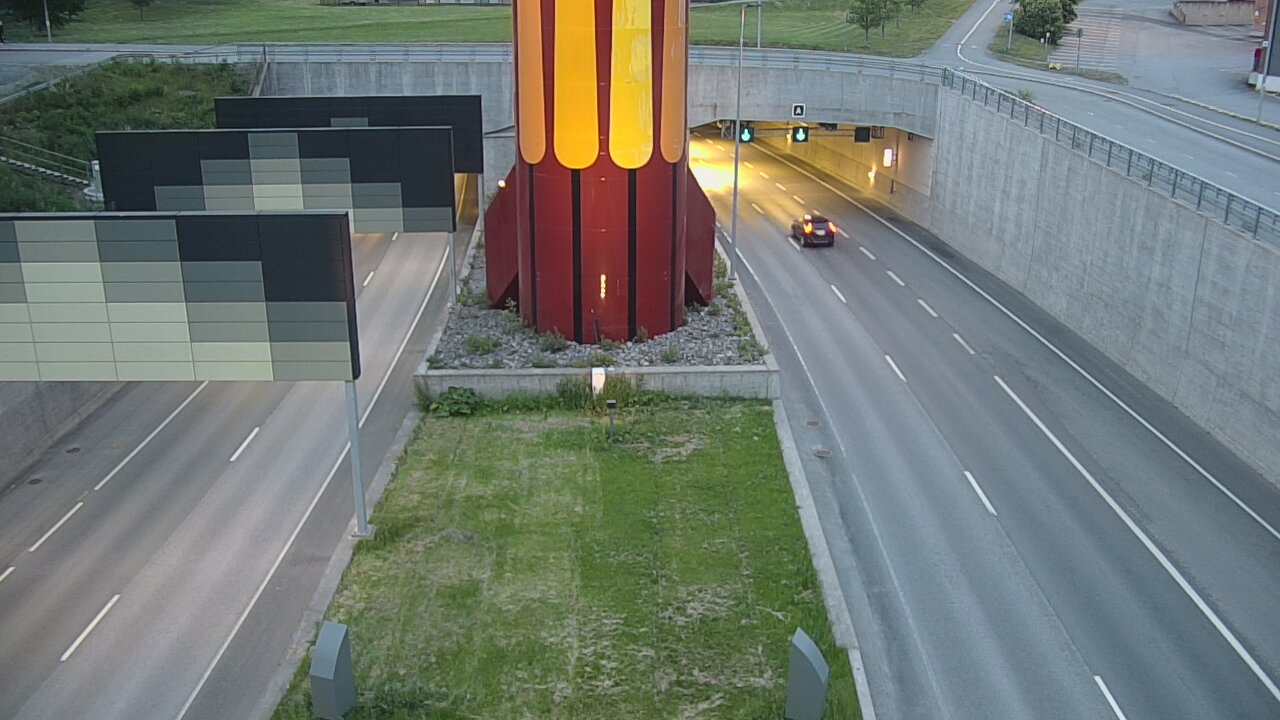 Kelikamerat Kuva Tie 12 Tampere, Rantatunnelin puomi, länsi, Tampere, Pirkanmaa