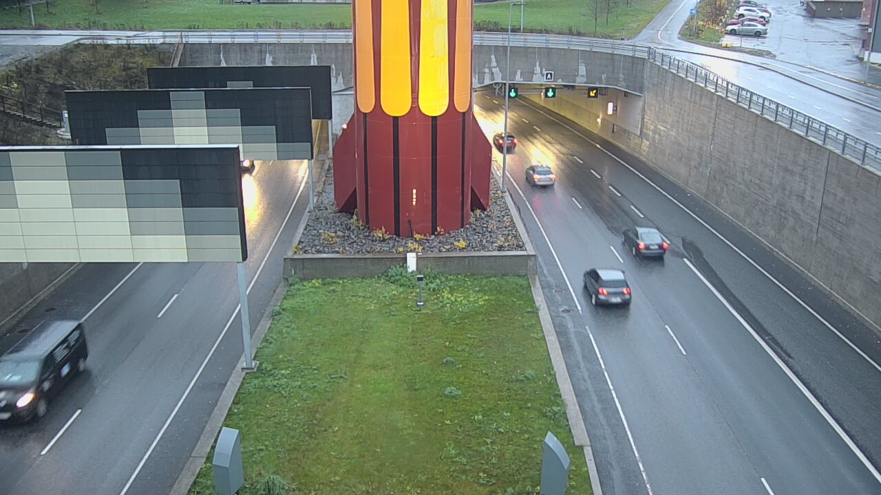 Kelikamerat Kuva Tie 12 Tampere, Rantatunnelin puomi, länsi, Tampere, Pirkanmaa