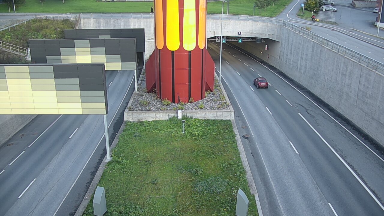 Kelikamerat Kuva Tie 12 Tampere, Rantatunnelin puomi, länsi, Tampere, Pirkanmaa