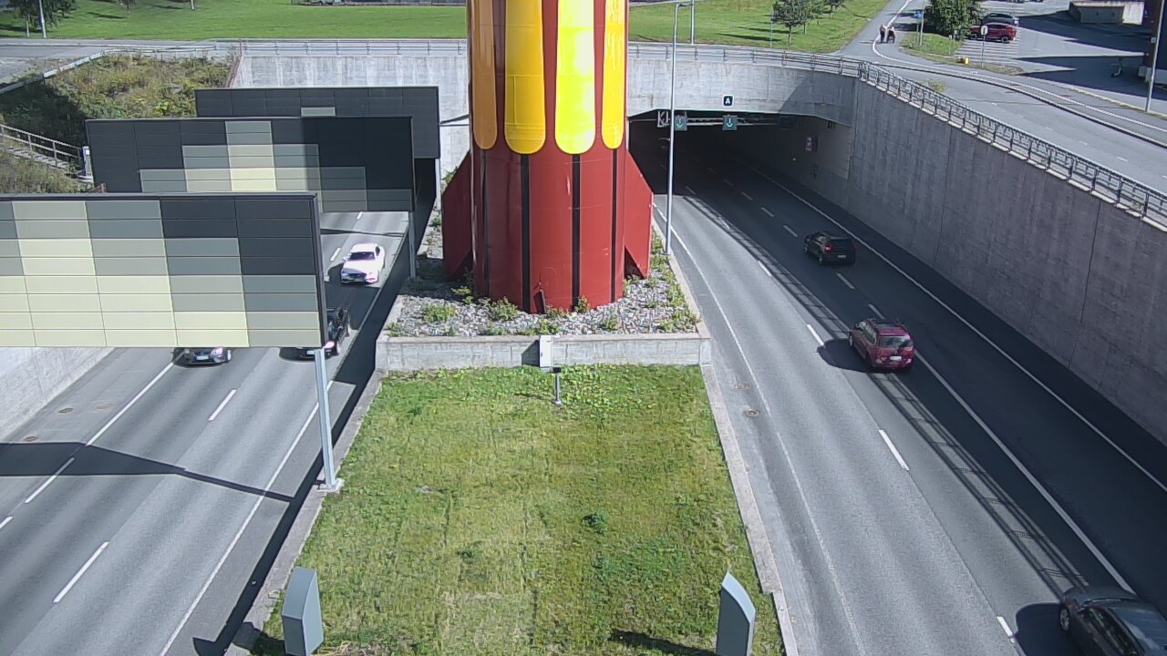 Kelikamerat Kuva Tie 12 Tampere, Rantatunnelin puomi, länsi, Tampere, Pirkanmaa