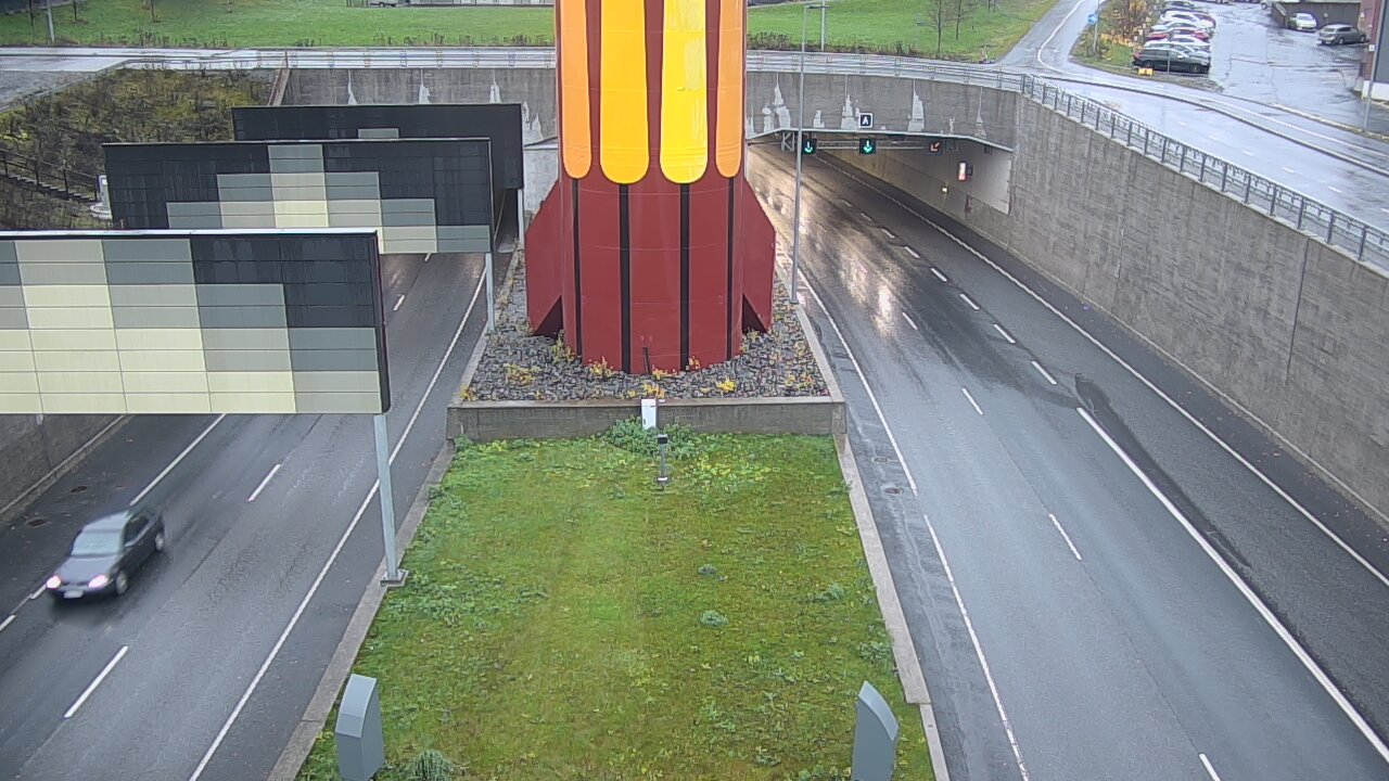 Kelikamerat Kuva Tie 12 Tampere, Rantatunnelin puomi, länsi, Tampere, Pirkanmaa