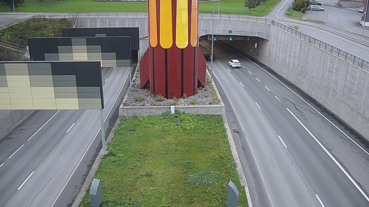 Kelikamerat Kuva Tie 12 Tampere, Rantatunnelin puomi, länsi, Tampere, Pirkanmaa