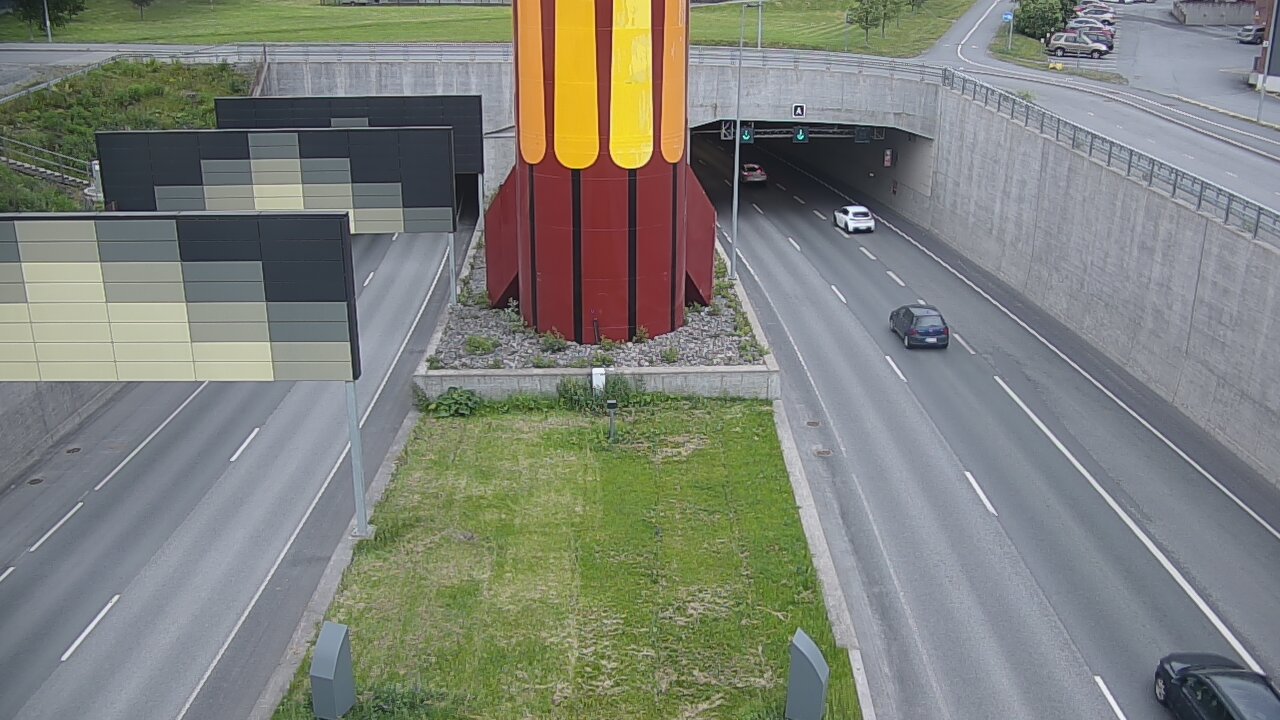 Kelikamerat Kuva Tie 12 Tampere, Rantatunnelin puomi, länsi, Tampere, Pirkanmaa