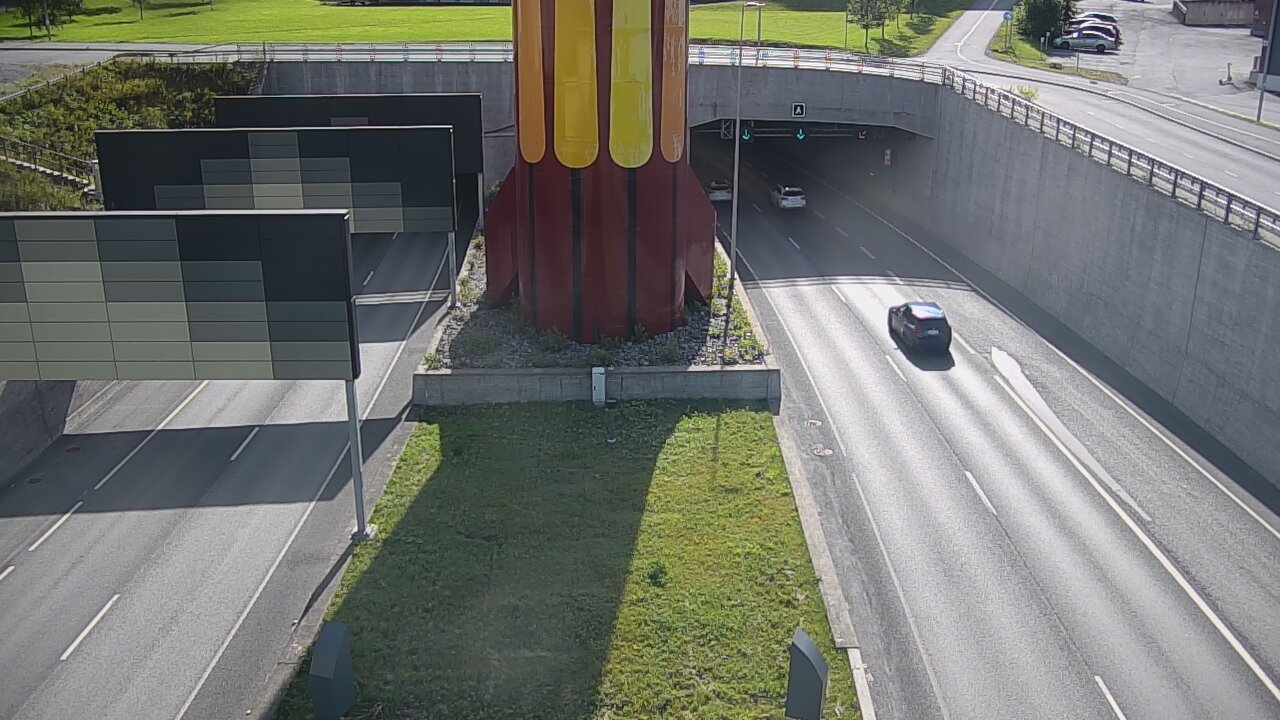 Kelikamerat Kuva Tie 12 Tampere, Rantatunnelin puomi, länsi, Tampere, Pirkanmaa