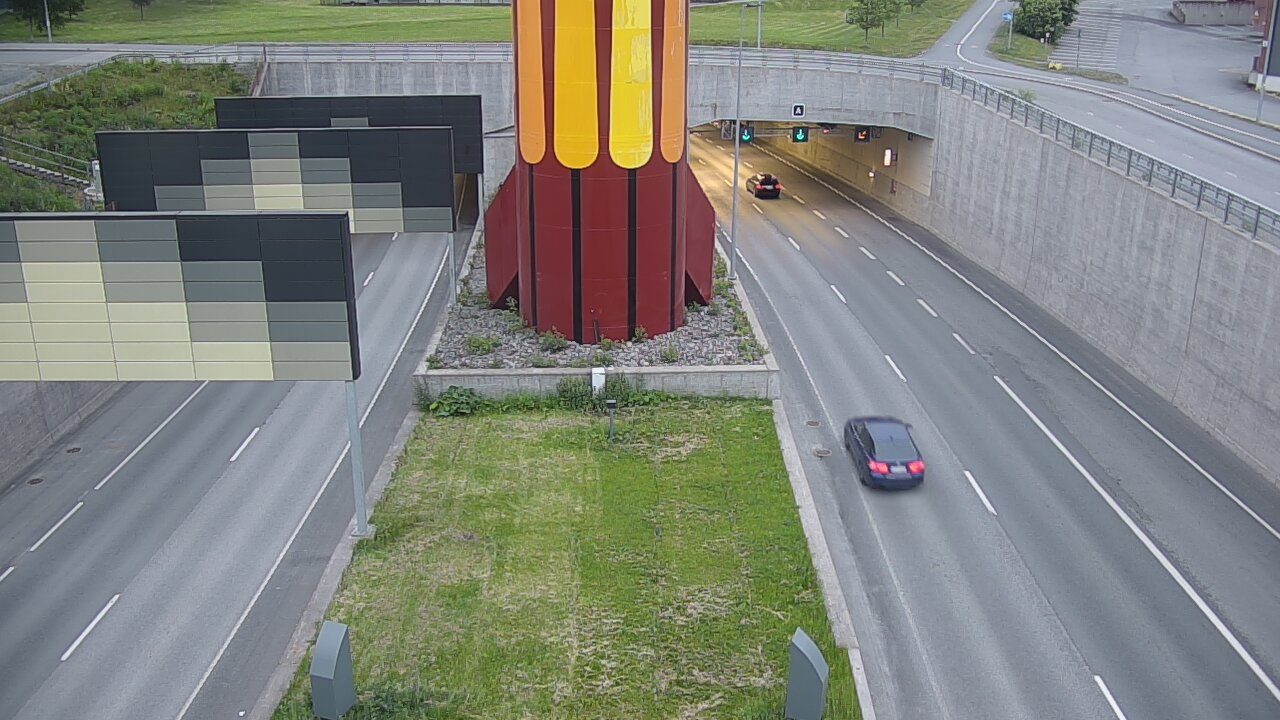 Kelikamerat Kuva Tie 12 Tampere, Rantatunnelin puomi, länsi, Tampere, Pirkanmaa