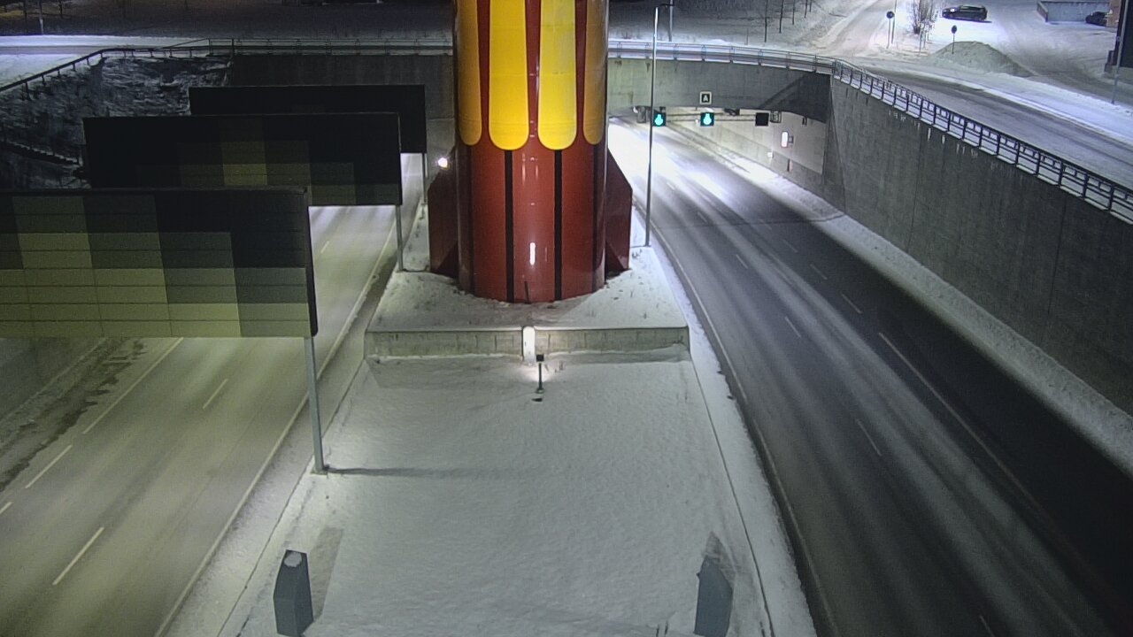 Kelikamerat Kuva Tie 12 Tampere, Rantatunnelin puomi, länsi, Tampere, Pirkanmaa