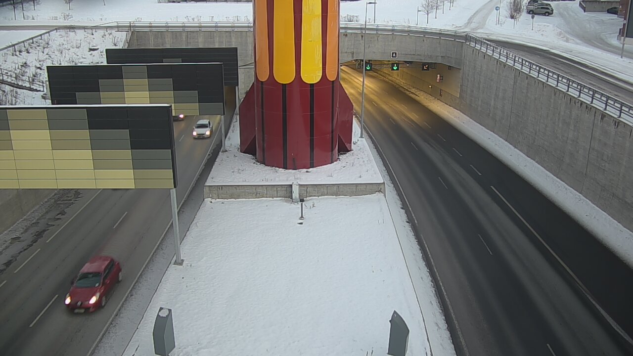 Kelikamerat Kuva Tie 12 Tampere, Rantatunnelin puomi, länsi, Tampere, Pirkanmaa