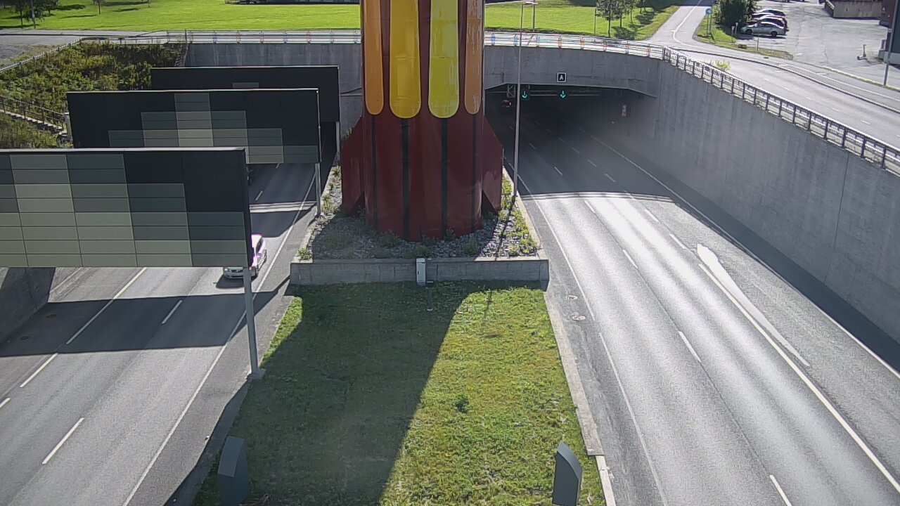 Kelikamerat Kuva Tie 12 Tampere, Rantatunnelin puomi, länsi, Tampere, Pirkanmaa