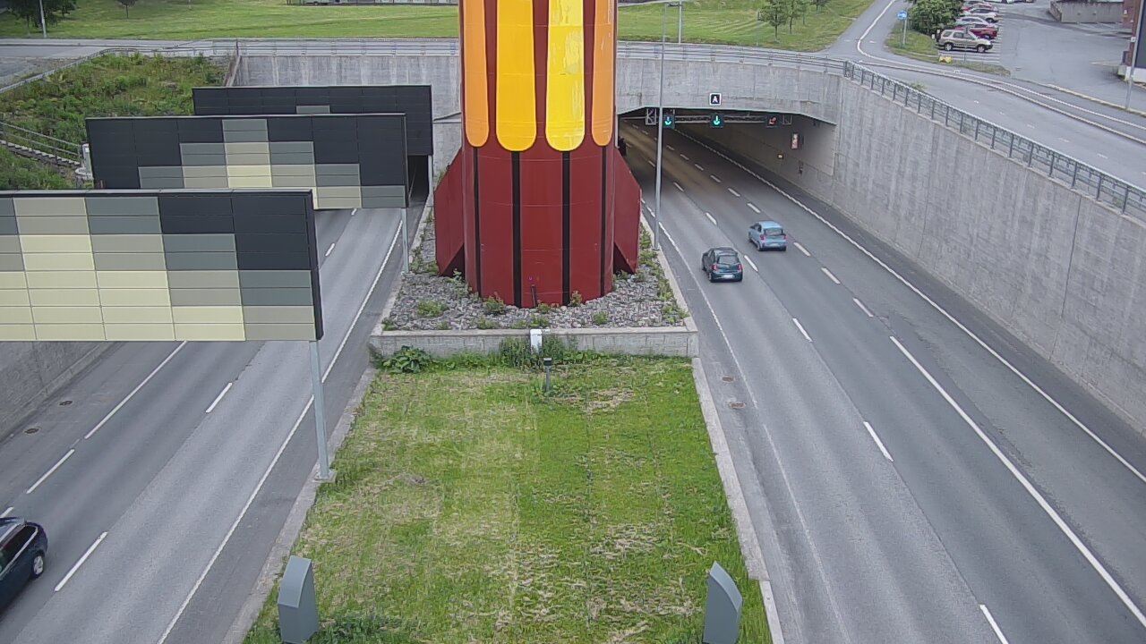 Kelikamerat Kuva Tie 12 Tampere, Rantatunnelin puomi, länsi, Tampere, Pirkanmaa