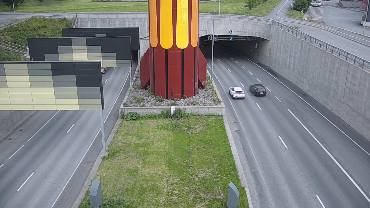 Kelikamerat Kuva Tie 12 Tampere, Rantatunnelin puomi, länsi, Tampere, Pirkanmaa
