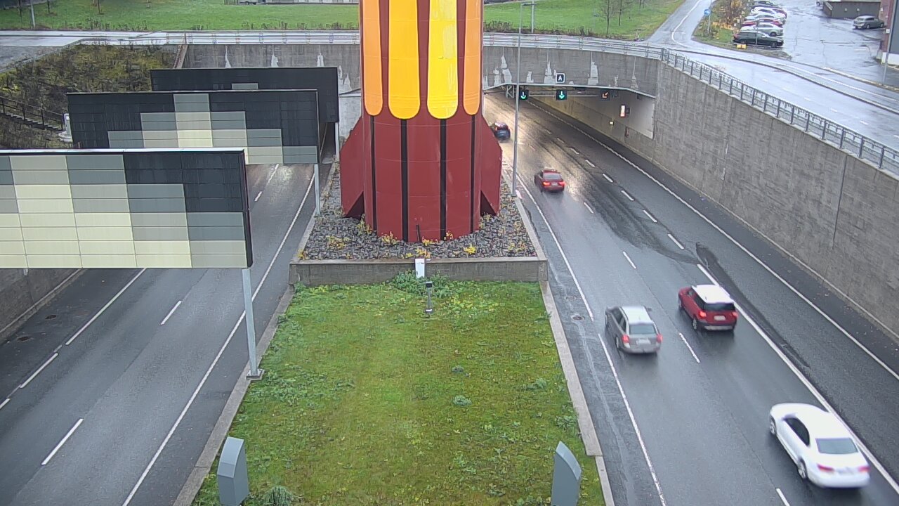 Kelikamerat Kuva Tie 12 Tampere, Rantatunnelin puomi, länsi, Tampere, Pirkanmaa