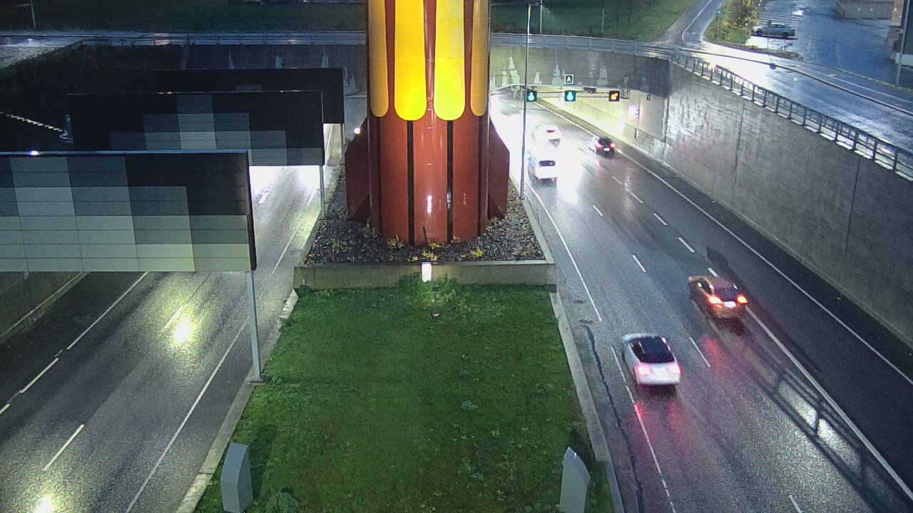 Kelikamerat Kuva Tie 12 Tampere, Rantatunnelin puomi, länsi, Tampere, Pirkanmaa