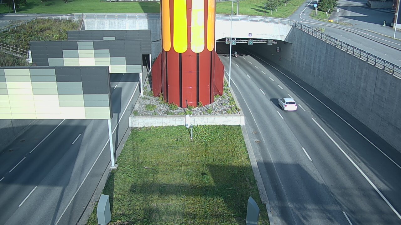 Kelikamerat Kuva Tie 12 Tampere, Rantatunnelin puomi, länsi, Tampere, Pirkanmaa