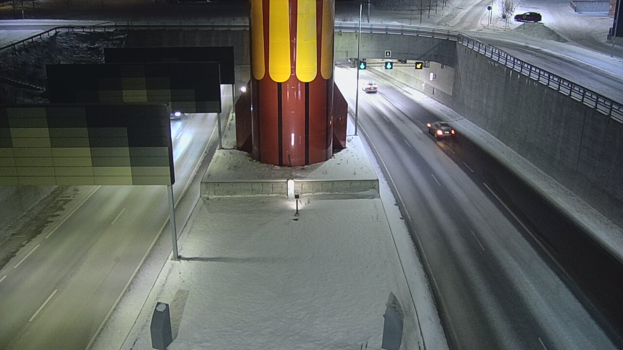 Kelikamerat Kuva Tie 12 Tampere, Rantatunnelin puomi, länsi, Tampere, Pirkanmaa