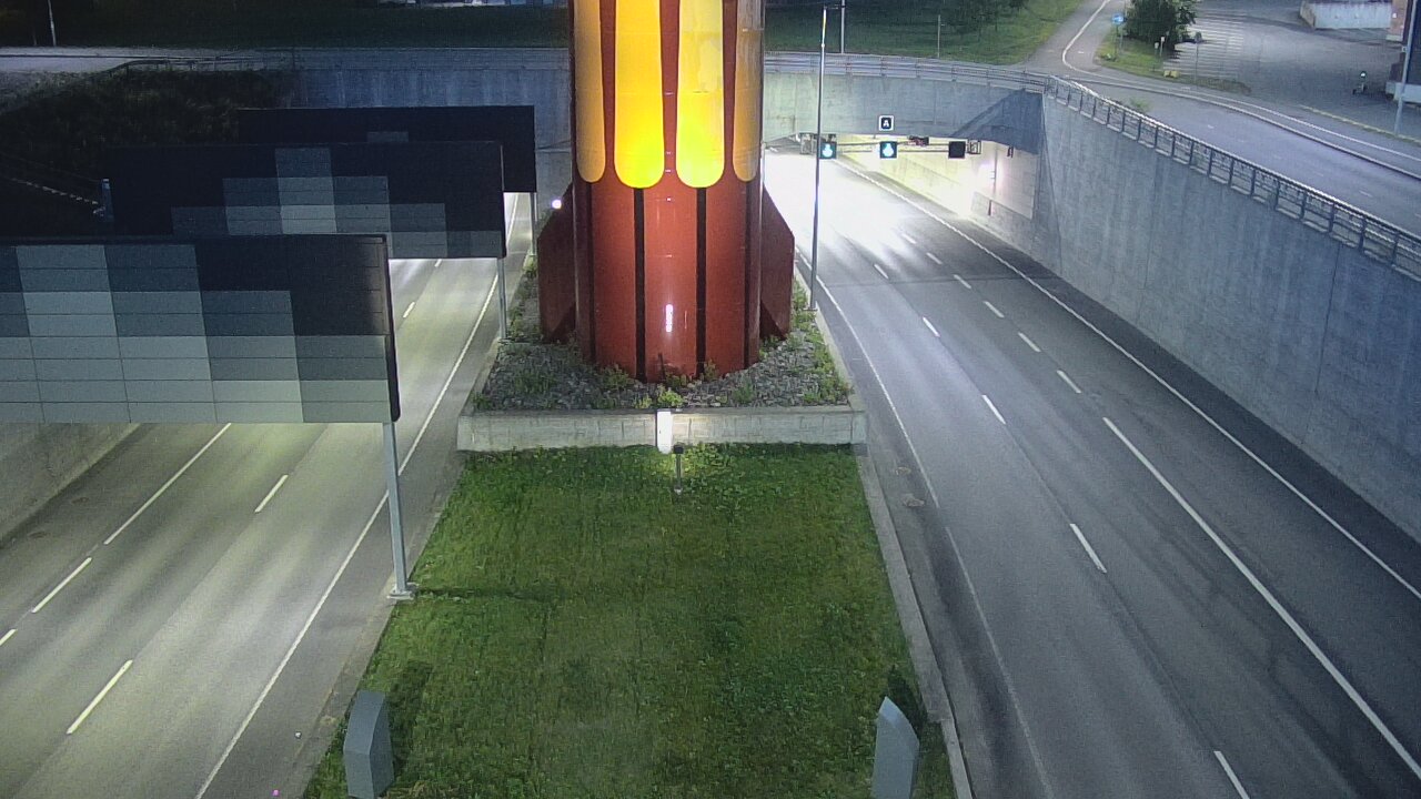 Kelikamerat Kuva Tie 12 Tampere, Rantatunnelin puomi, länsi, Tampere, Pirkanmaa