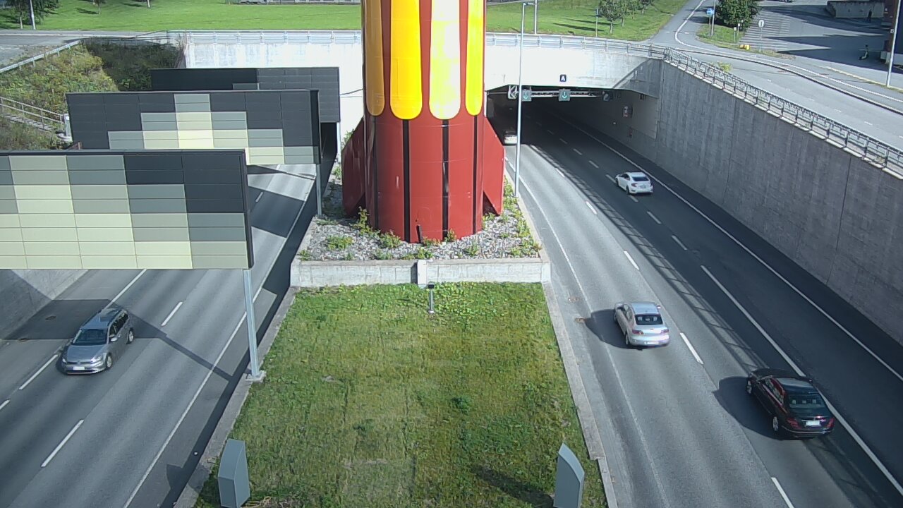 Kelikamerat Kuva Tie 12 Tampere, Rantatunnelin puomi, länsi, Tampere, Pirkanmaa