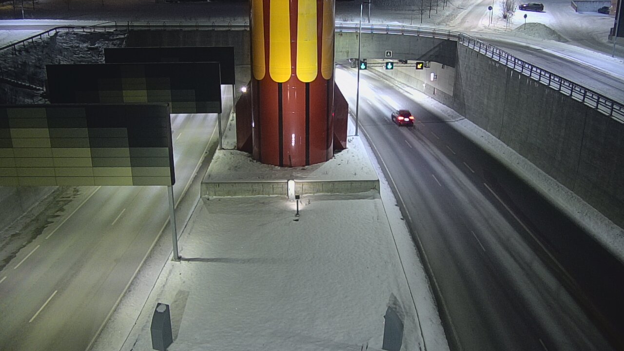 Kelikamerat Kuva Tie 12 Tampere, Rantatunnelin puomi, länsi, Tampere, Pirkanmaa