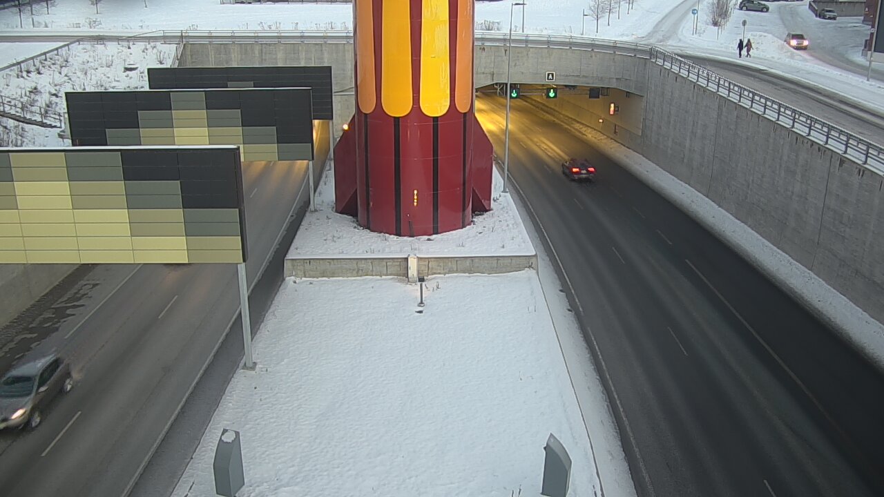 Weather Camera Image Road 12 Tampere, Rantatunneli boom west, Tampere, Pirkanmaa
