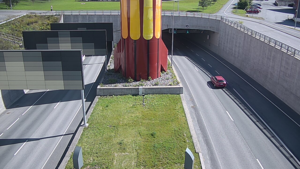 Kelikamerat Kuva Tie 12 Tampere, Rantatunnelin puomi, länsi, Tampere, Pirkanmaa
